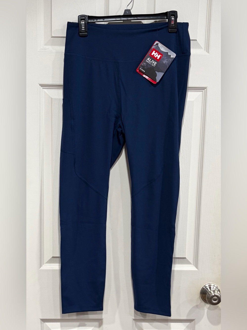 Helly Hansen Women's XL Rapide Trail Leggings Ocean Teal NWT Yoga Pilates